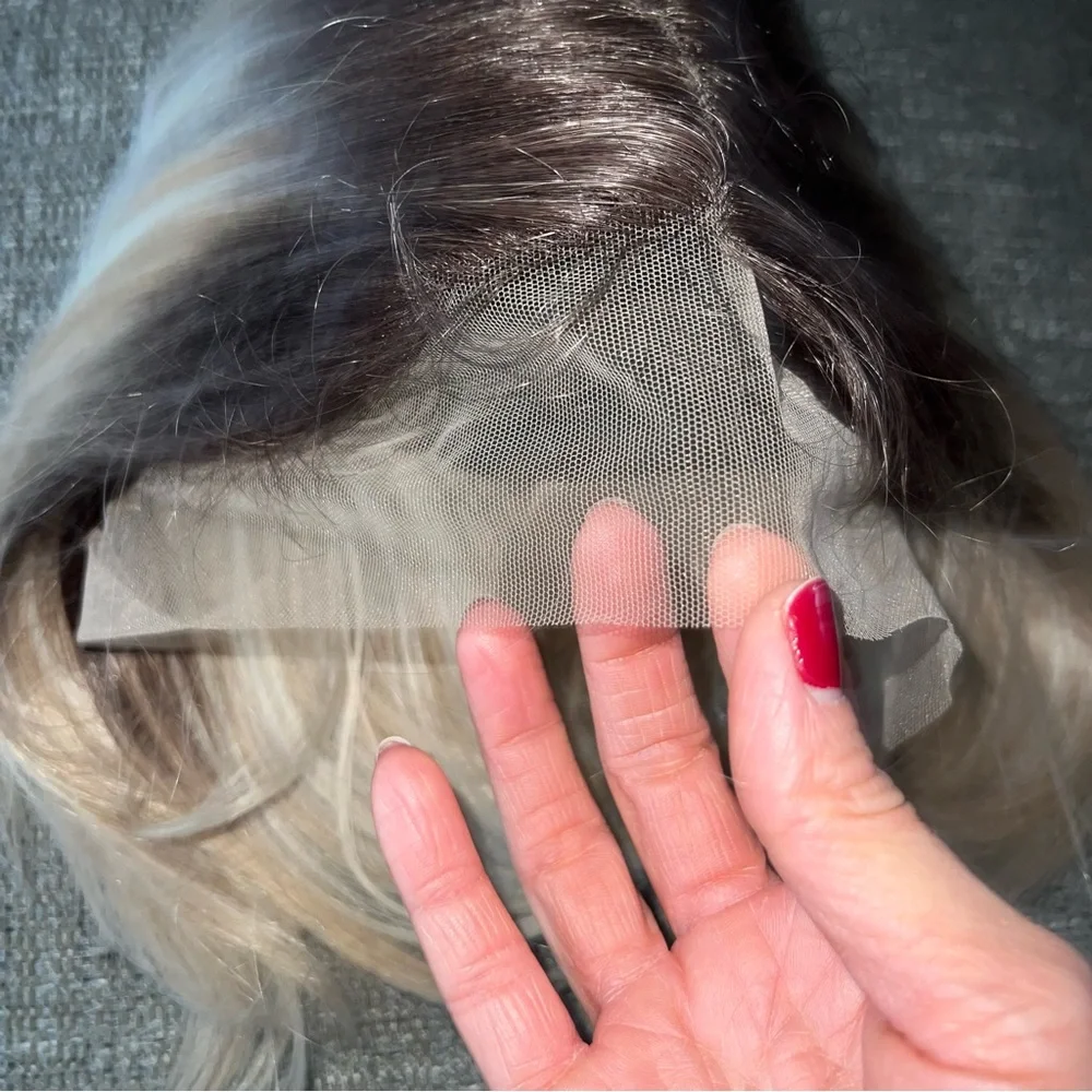 Stylish Lace Front Ombré Wig - Picture 10 of 14